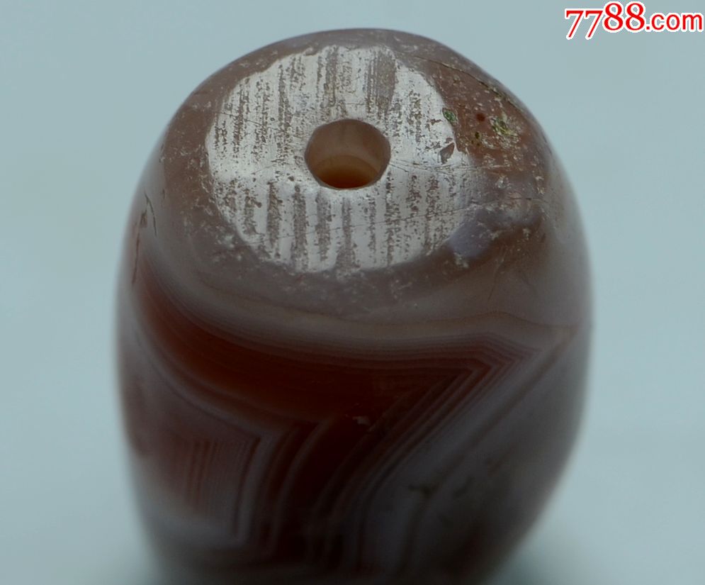 中古宋辽金缠丝红玛瑙勒子扁珠