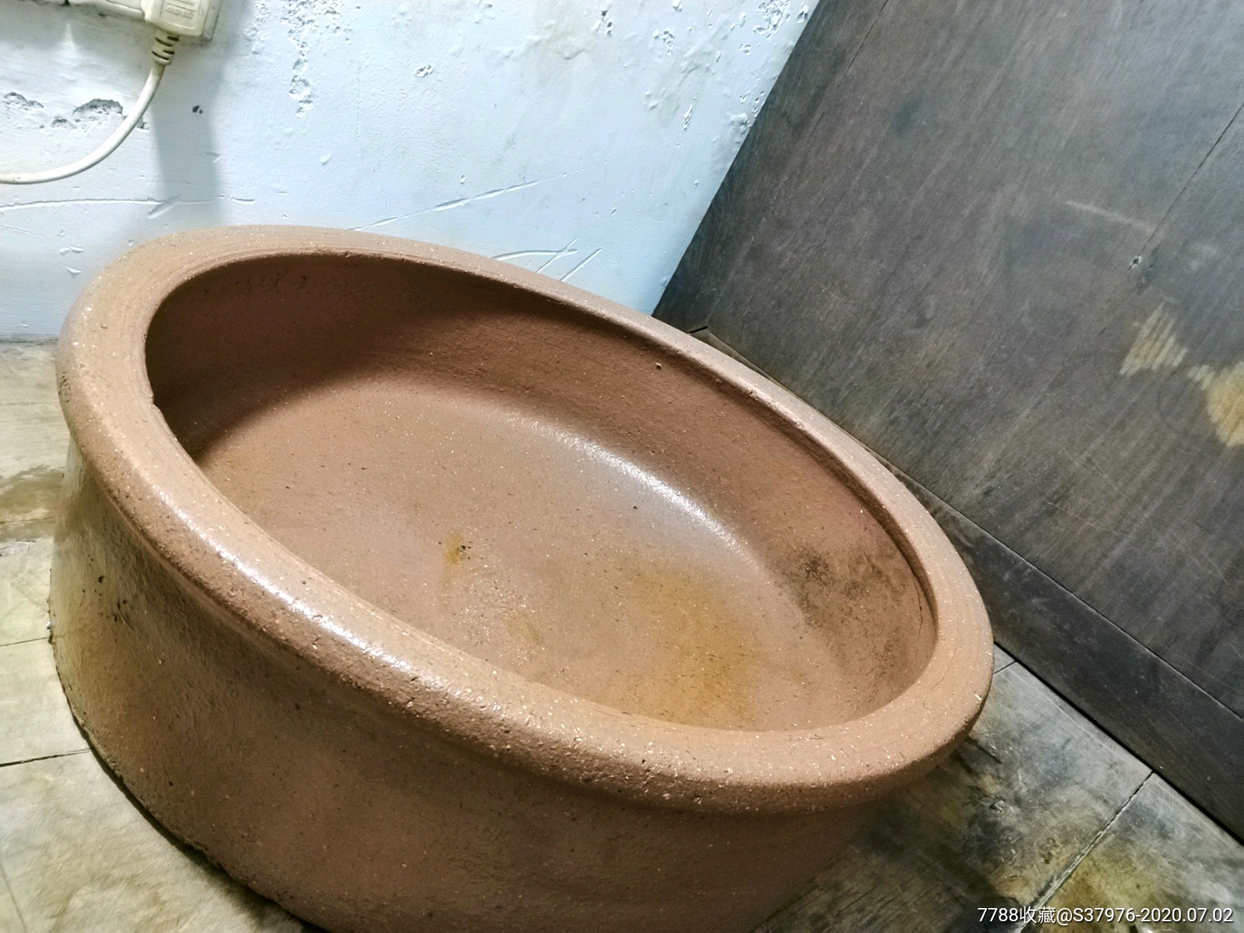 老旧紫砂盆大圆盆,鱼盆水盆花盆
